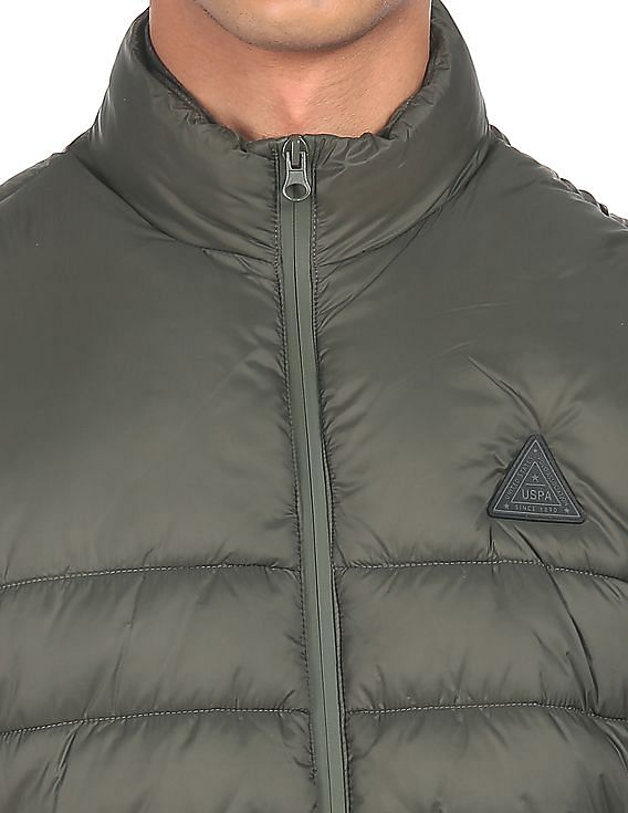 U.S. Polo Assn. High Neck Solid Gilet Jacket