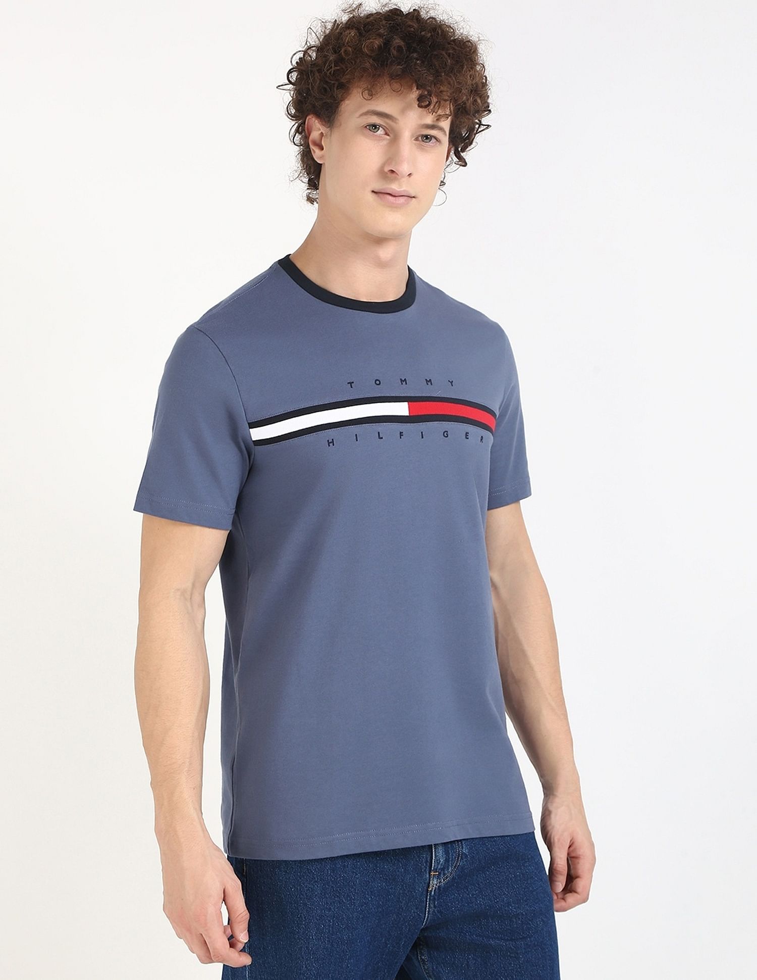 Tommy Hilfiger Embroidered Logo Regular-Fit Cotton T-Shirt