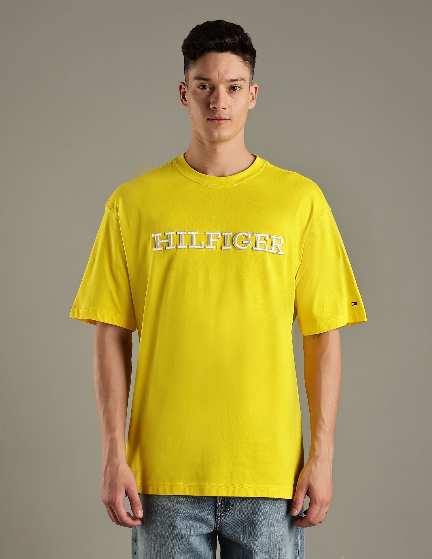 Tommy Hilfiger Embroidered Logo Regular-Fit Cotton T-Shirt