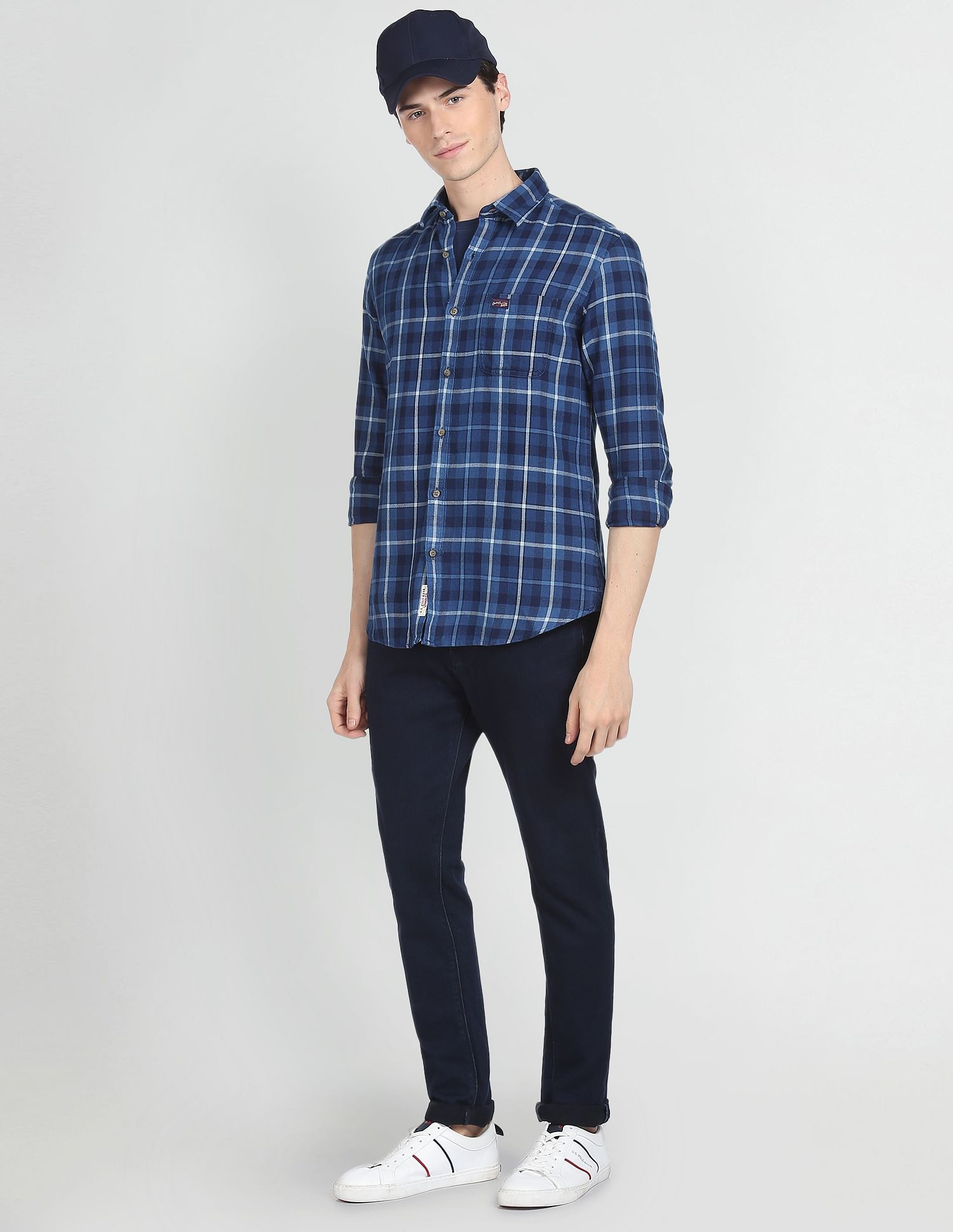 U.S. Polo Assn. Denim Co. Tartan Check Cotton Casual Shirt