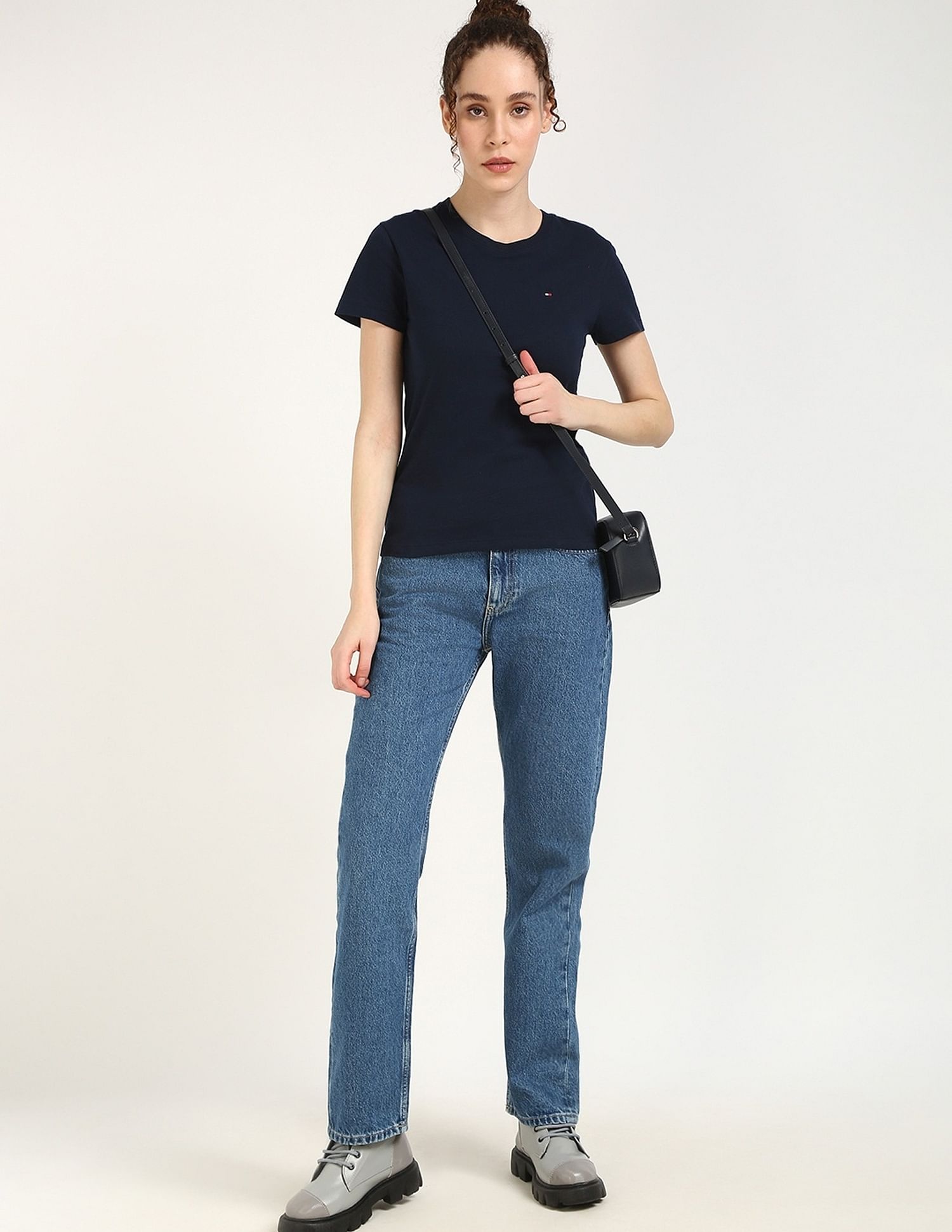 Tommy Hilfiger Solid Regular-Fit Cotton T-Shirt