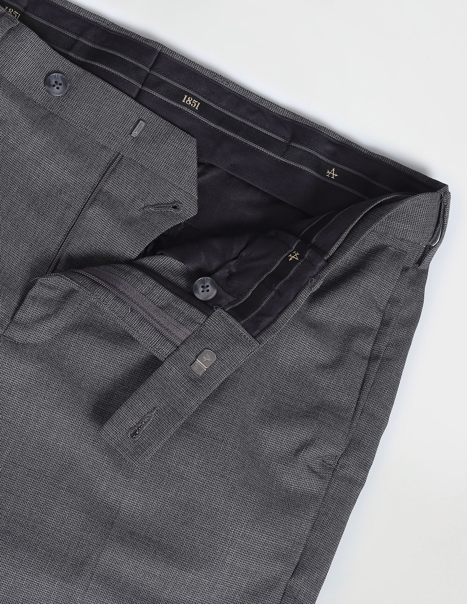 Arrow Patterned Dobby Autoflex Trousers
