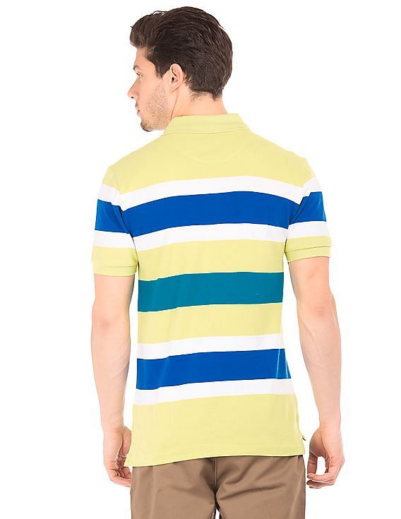 U.S. Polo Assn. Striped Slim Fit Polo Shirt
