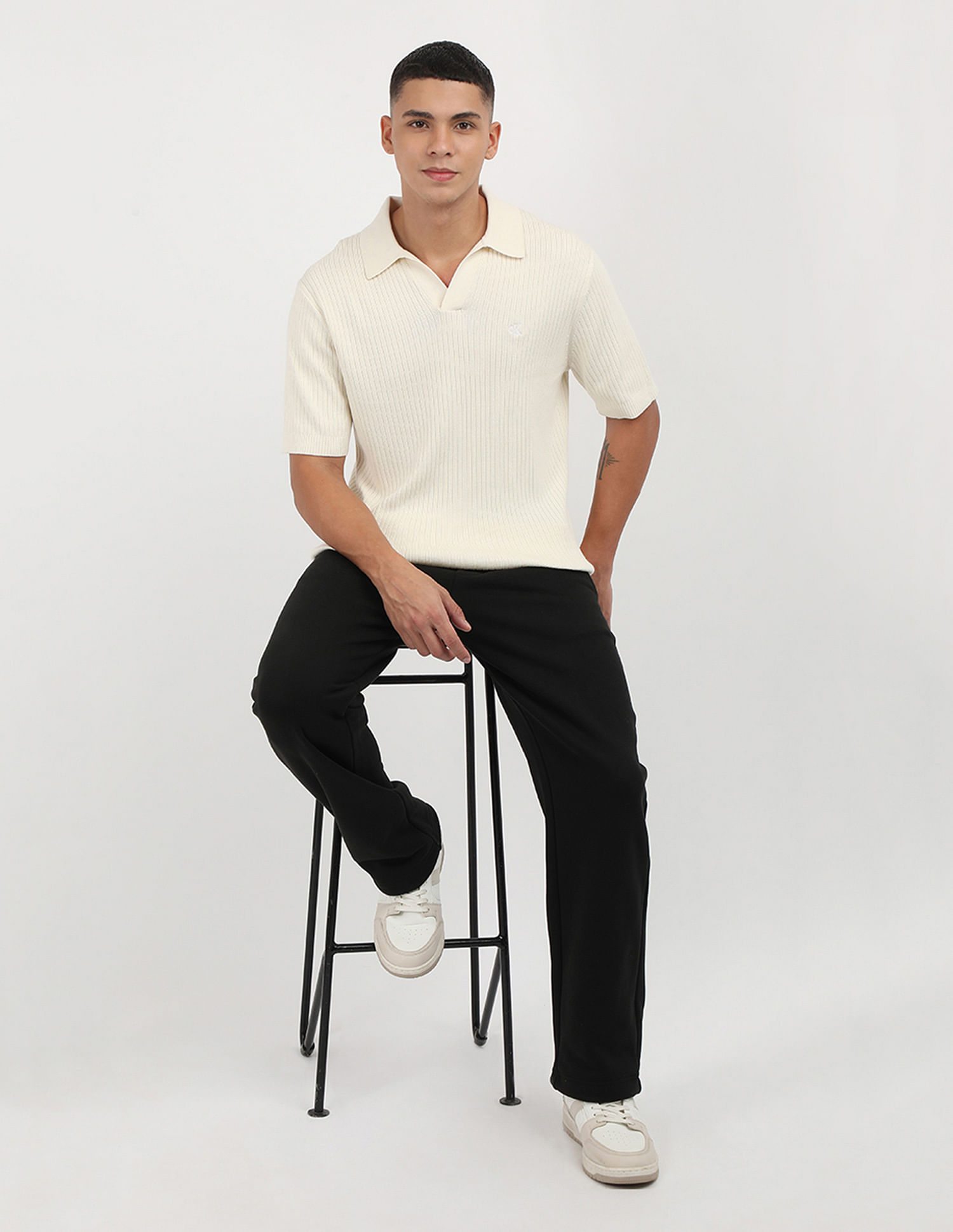 Calvin Klein Jeans Linear Short Sleeve Polo Shirt