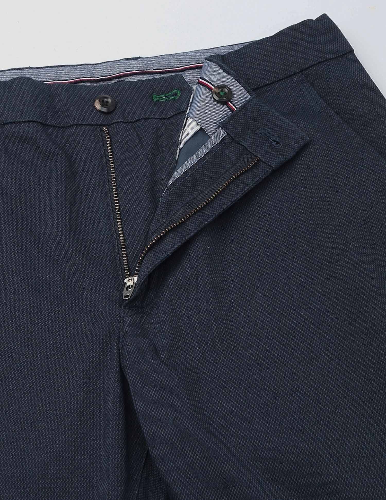 Tommy Hilfiger Navy Men's Trousers for Professional Style