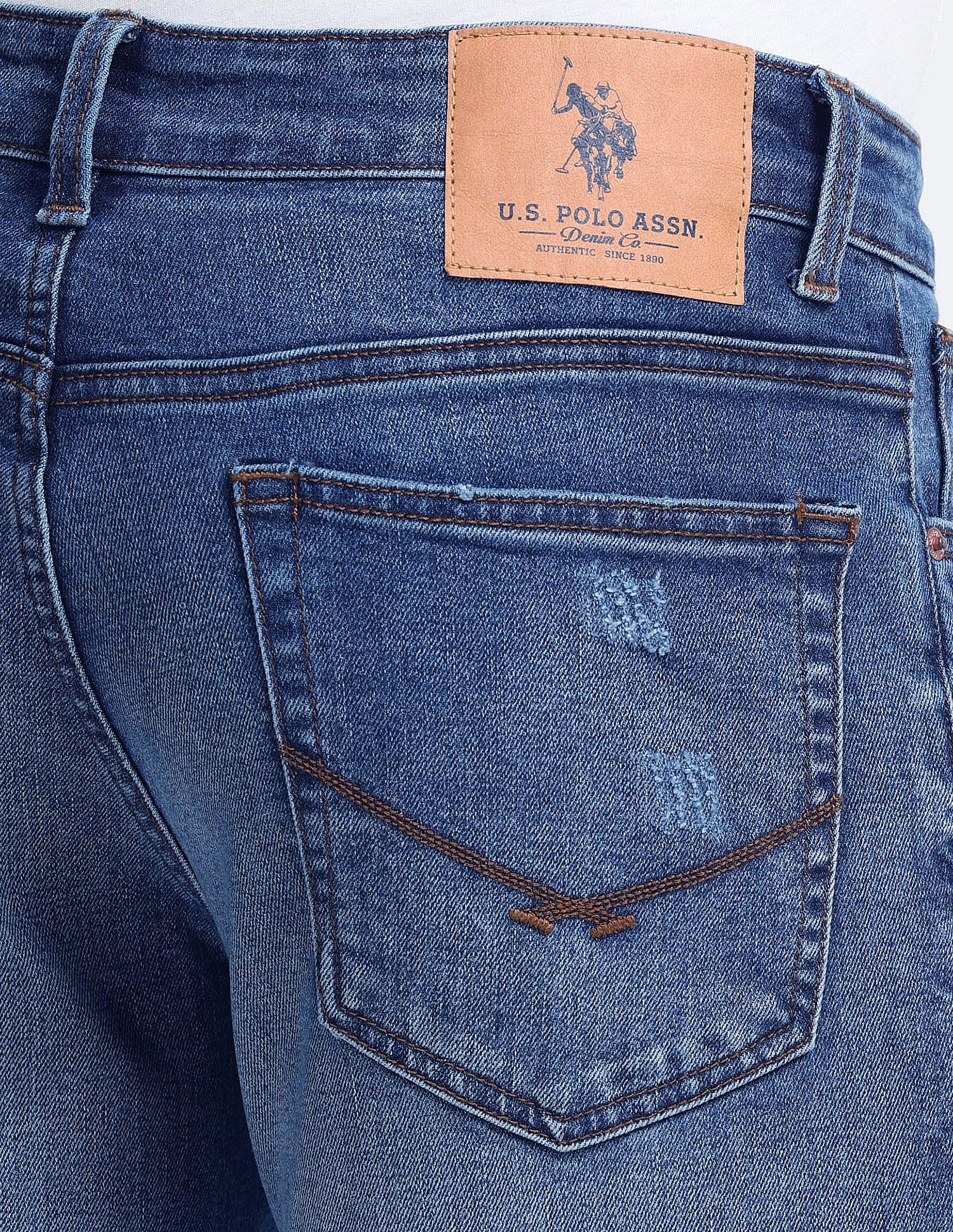 Buy U.S. Polo Assn. Denim Co. Brandon Slim Tapered Fit Blue