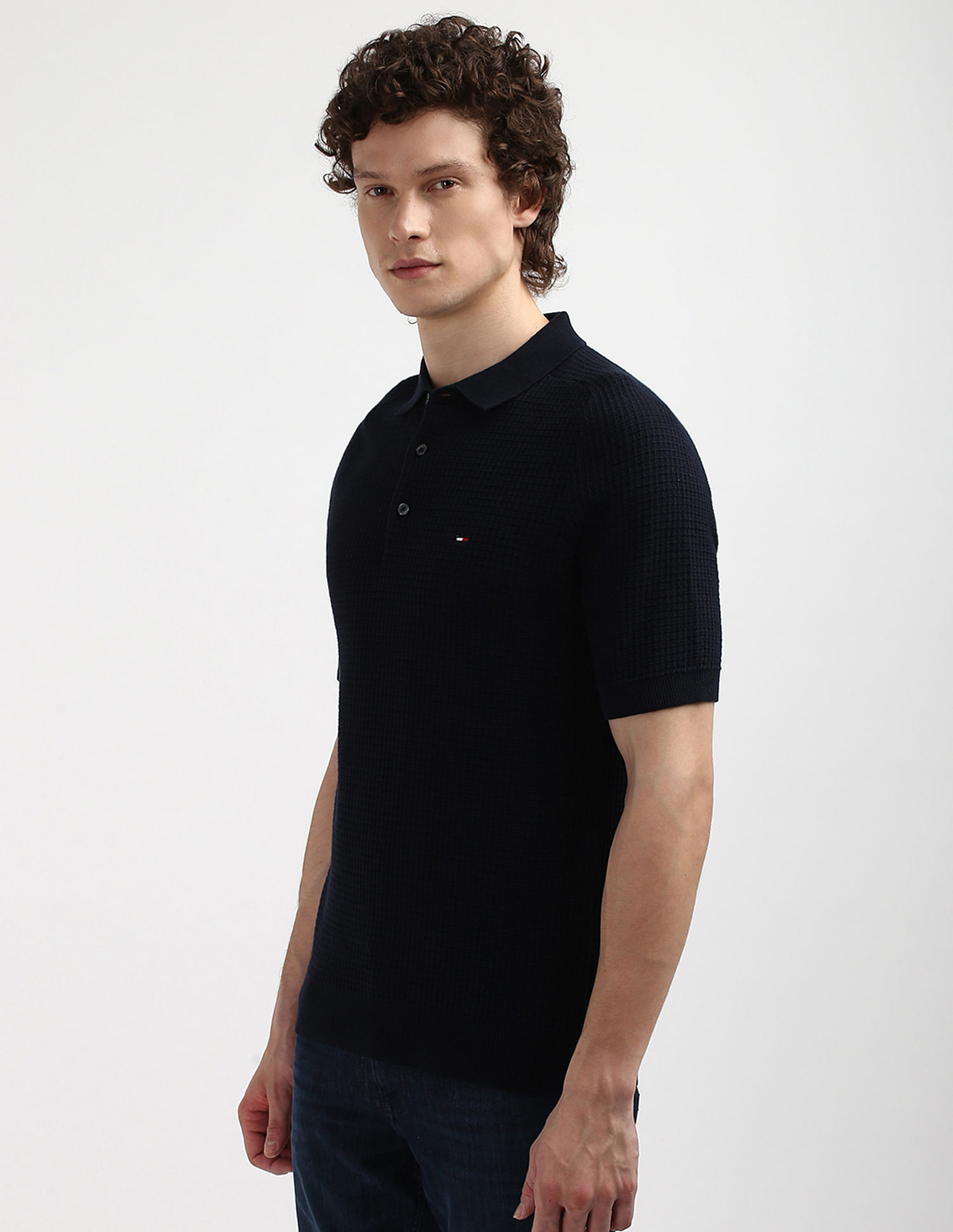 Tommy Hilfiger Spring Grid Short Sleeve Polo Shirt