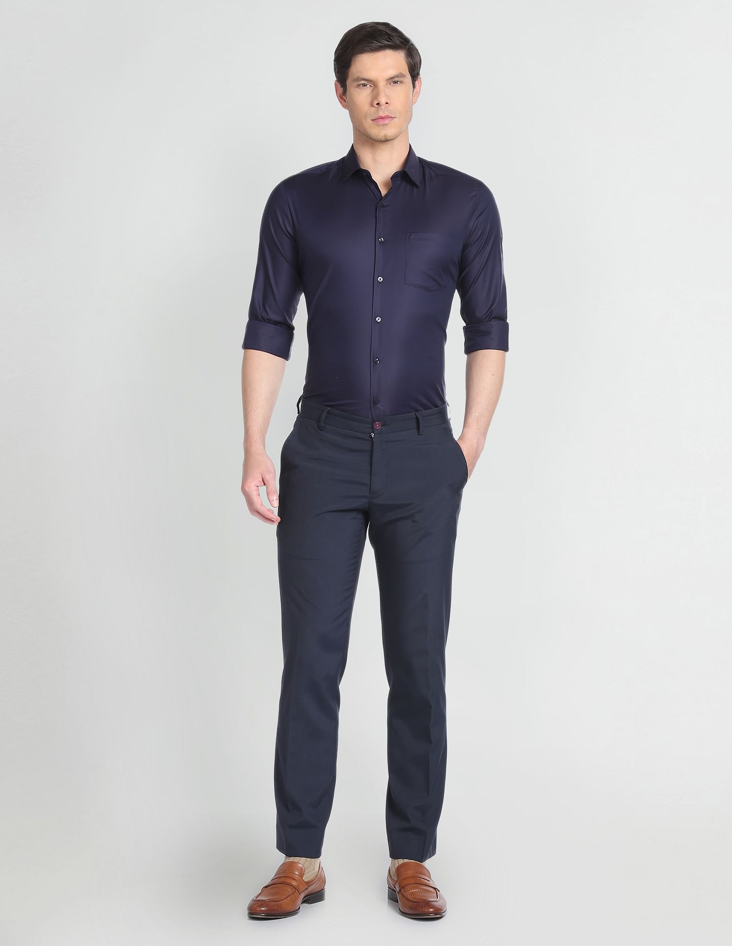 Arrow Sateen Slim Fit Formal Shirt