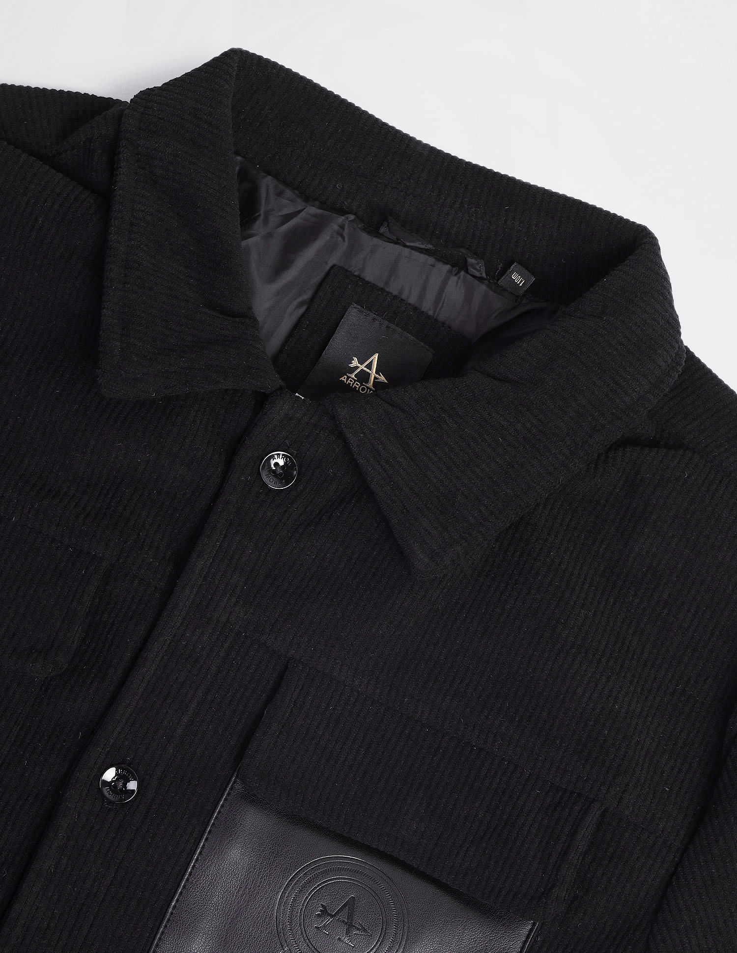 Arrow Sport Corduroy Solid Casual Jacket