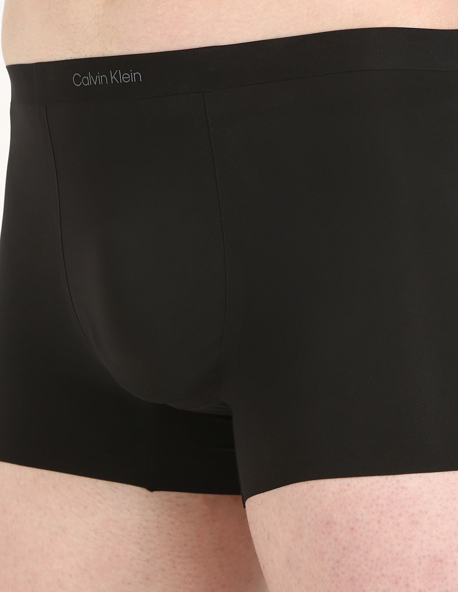 Calvin Klein Underwear Mid Rise Solid Black Trunks