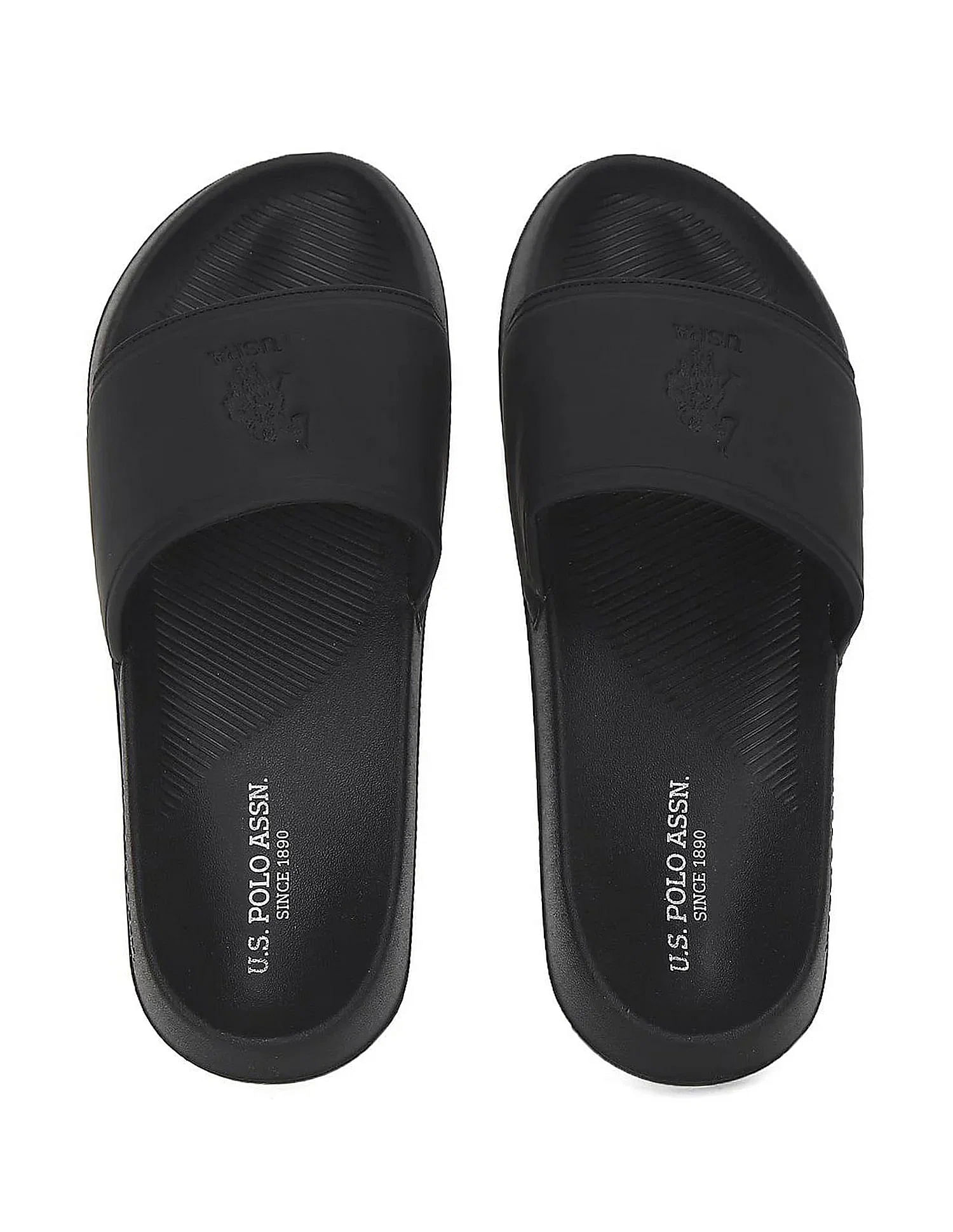 U.S. Polo Assn. Men Debossed Monogram Specter 5.0 Slides