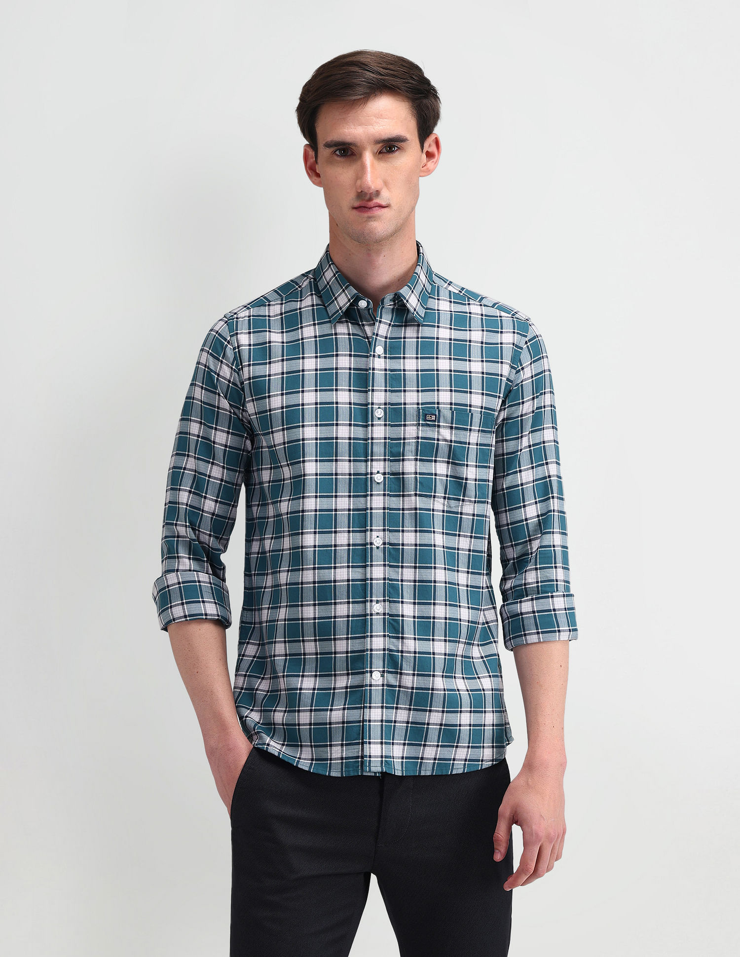 Arrow Sport Brooklyn Fit Checked Shirt