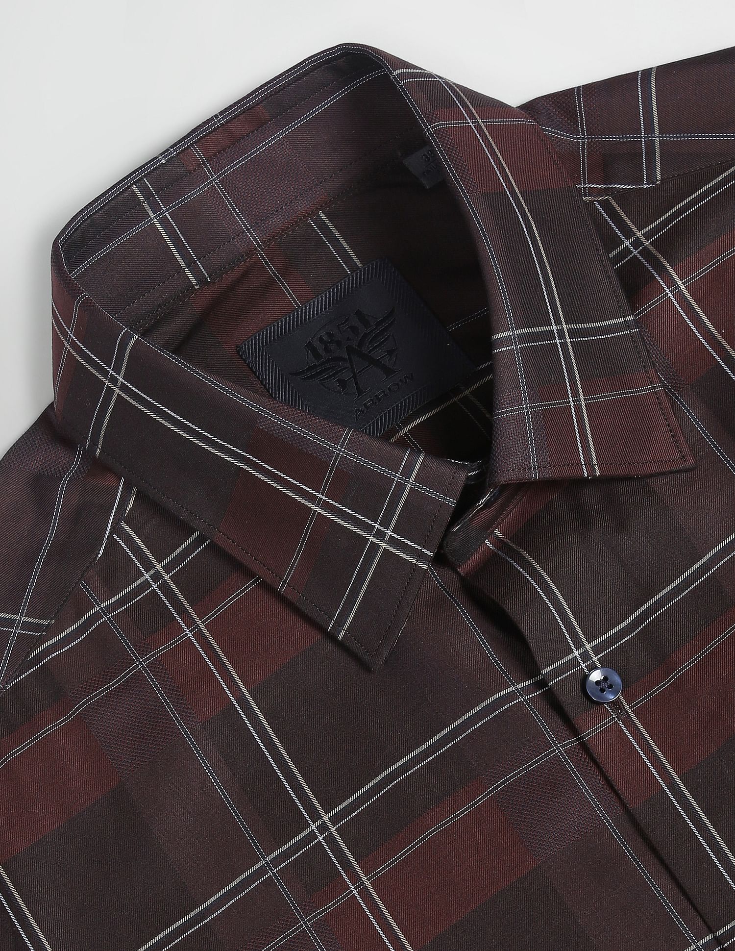 Arrow Plaid Check Slim Fit Shirt