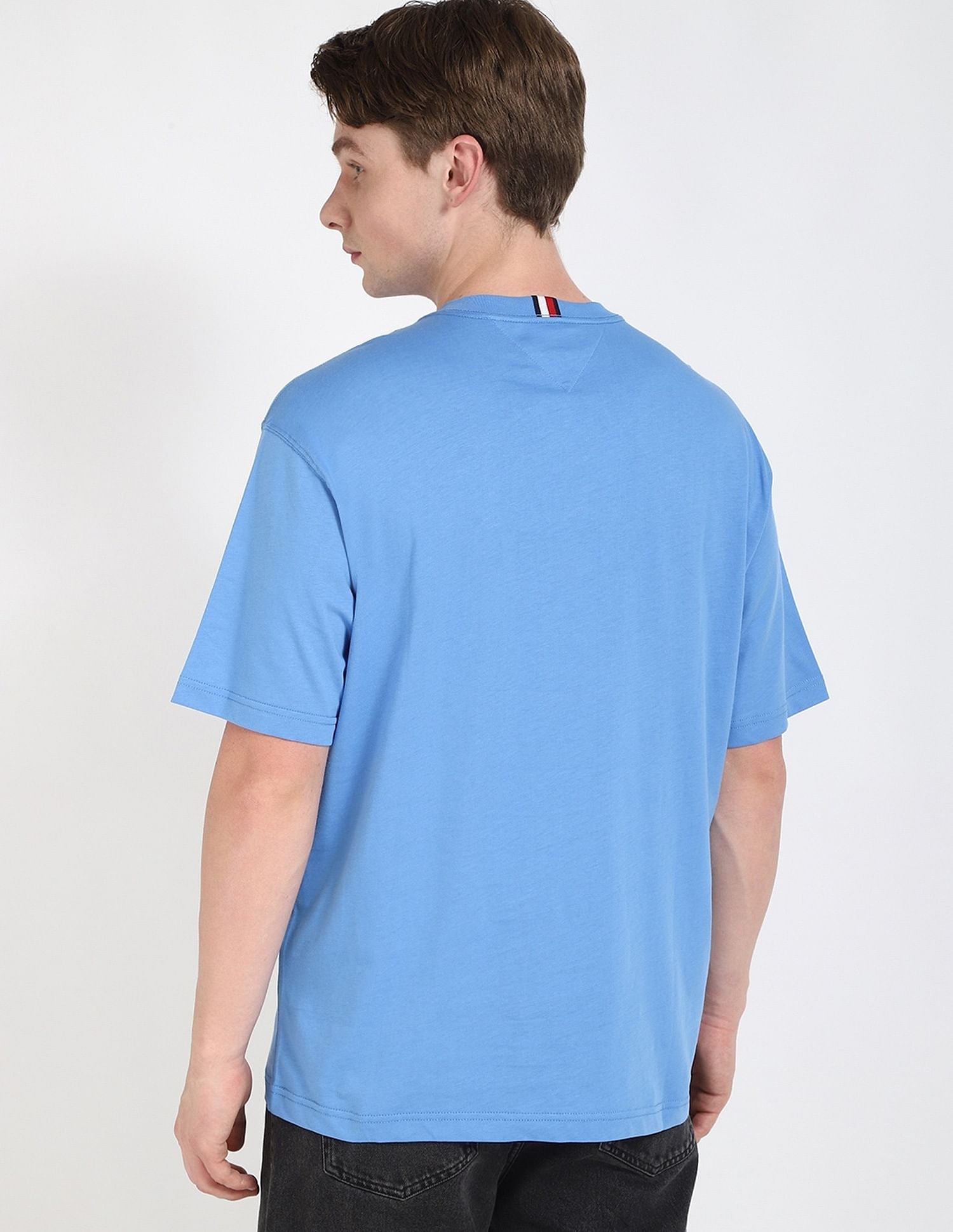Tommy Hilfiger Embroidered Logo Regular-Fit Cotton T-Shirt