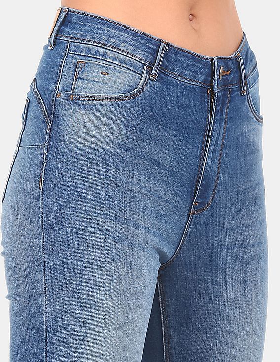 Flying Machine Women High Rise Twiggy Super Skinny Fit Jeans