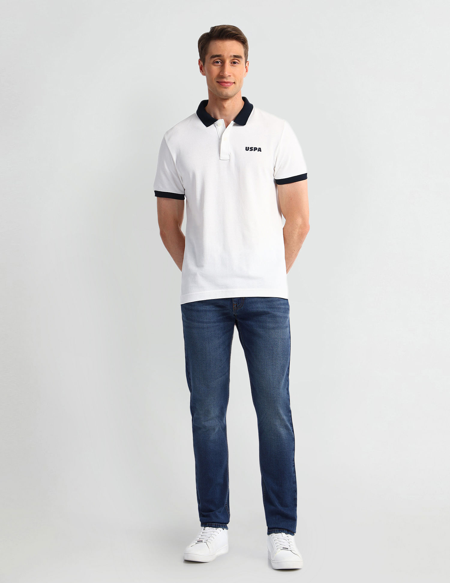 U.S. Polo Assn. Denim Co. Brandon Slim Fit Blue Jeans