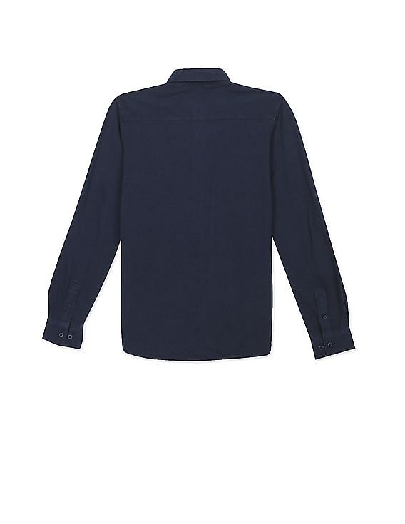 U.S. Polo Assn. Kids Boys Button Down Collar Cotton Shirt