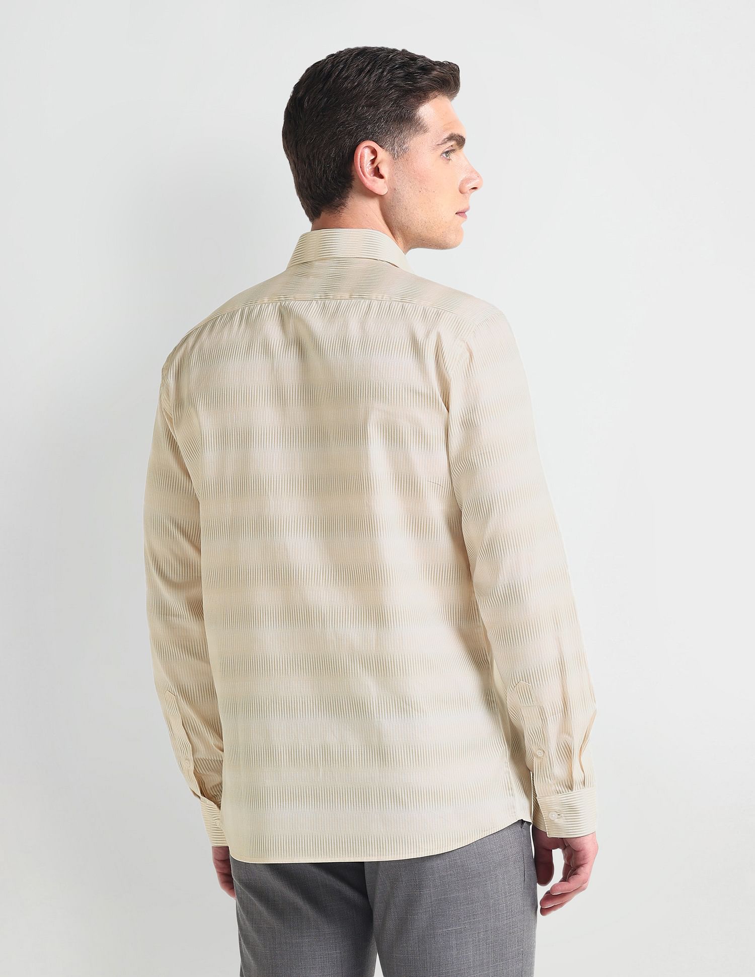 Arrow Newyork Manhattan Slim Fit Twill Shirt