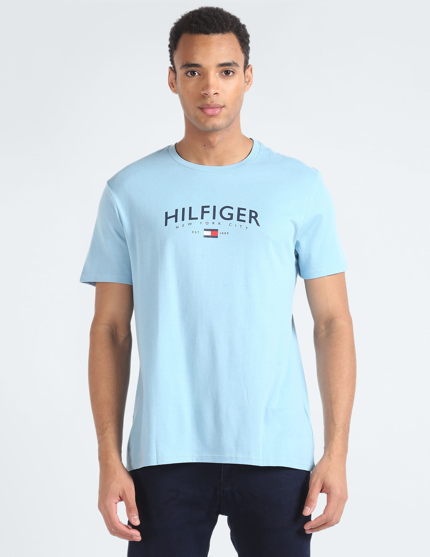 Tommy Hilfiger Brand Print Cotton Bryant T-Shirt