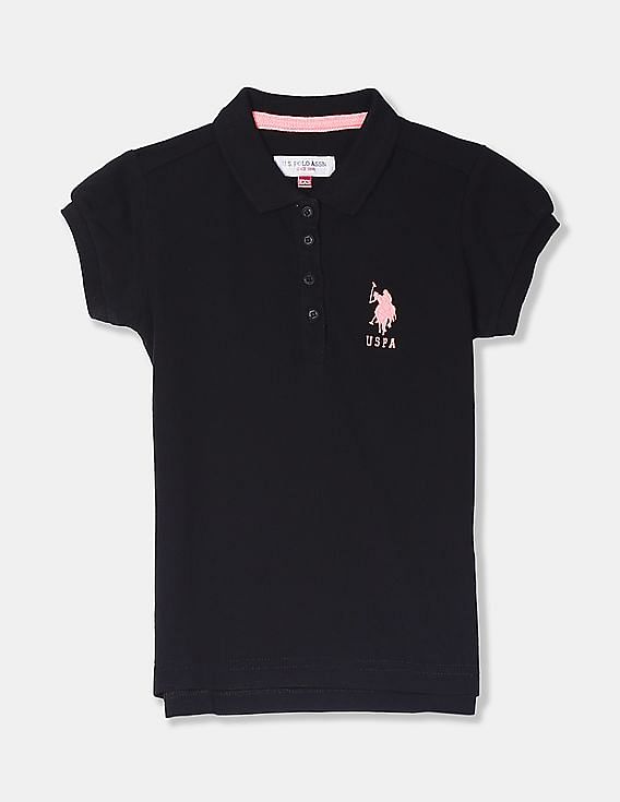U.S. Polo Assn. Kids Solid Pique Polo Shirt