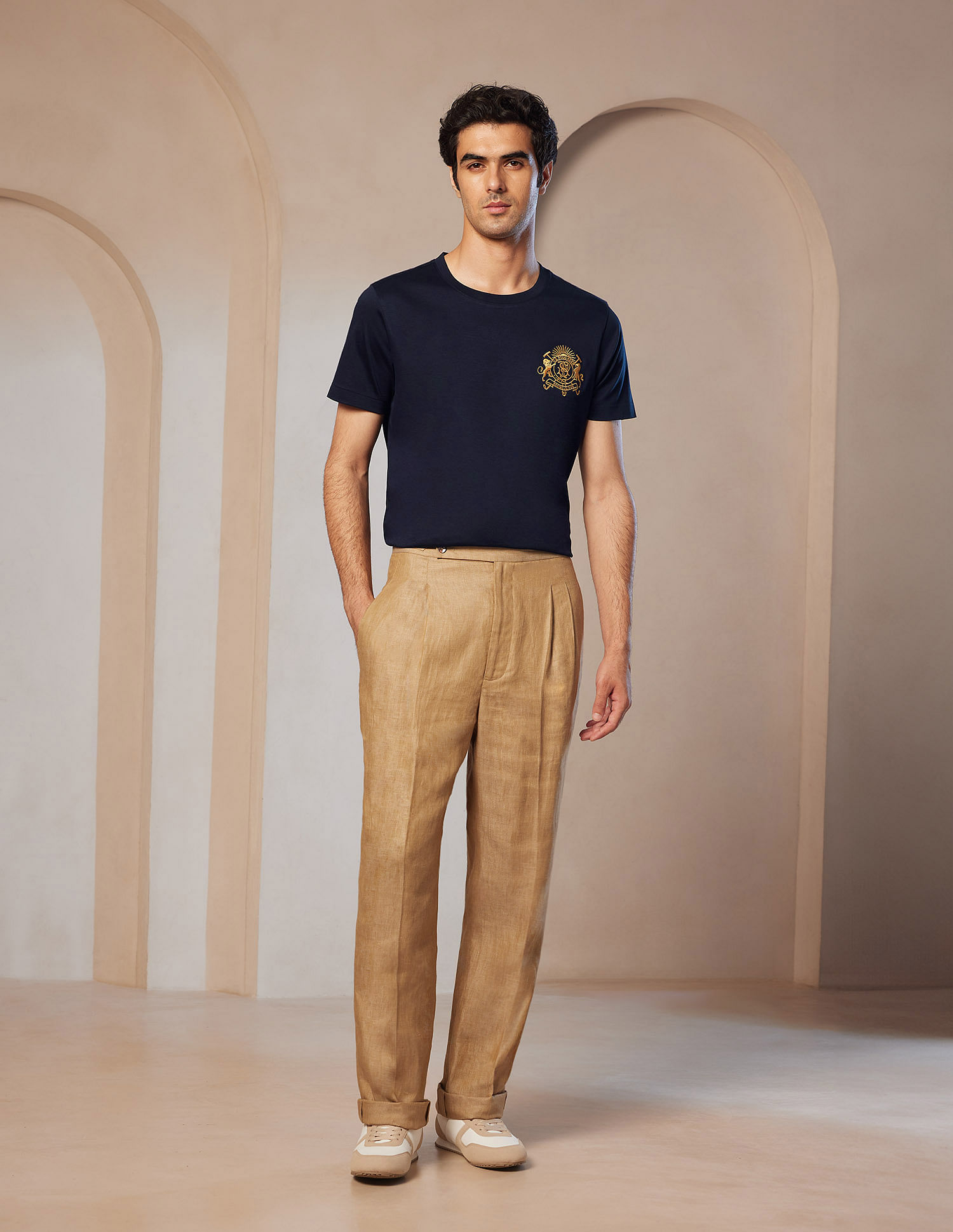U.S. Polo Assn. Pacho X Crest Logo Slim Fit T-Shirt
