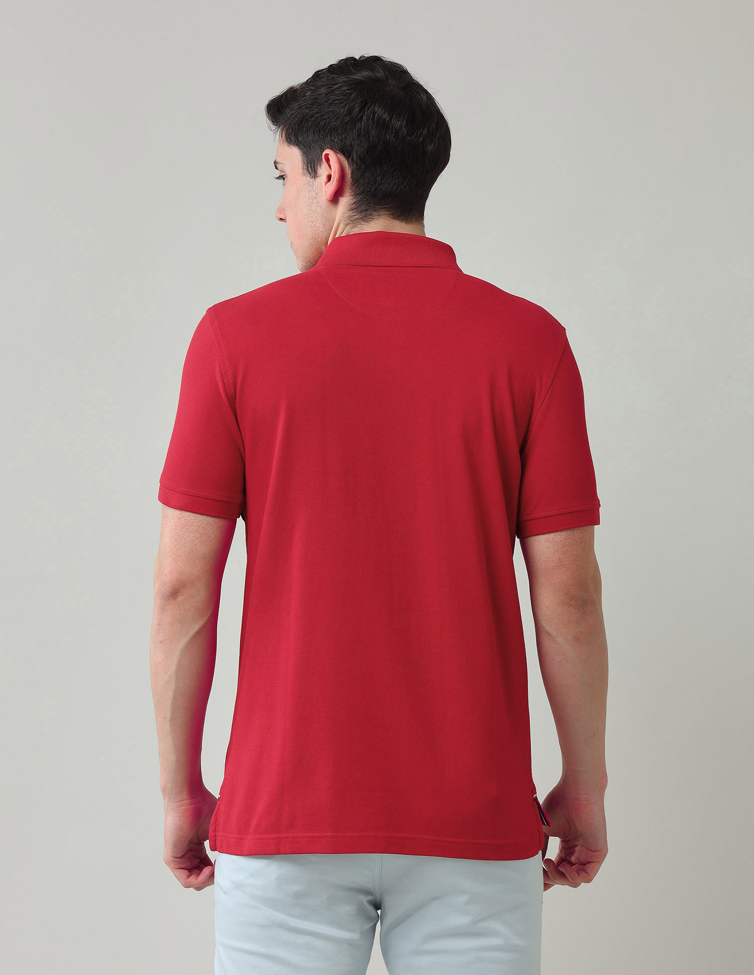 Arrow Sport Horizontal Striped Regular Fit Polo Shirt