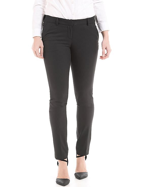 Vami Women's Cotton Formal Trousers - RFD – BONJOUR