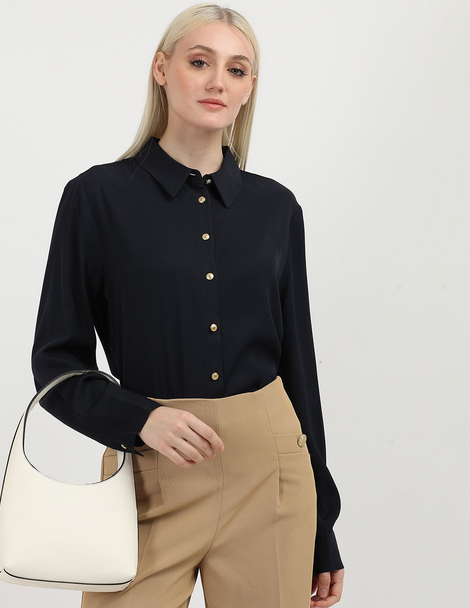 Tommy Hilfiger Regular Fit Spread Collar Shirt