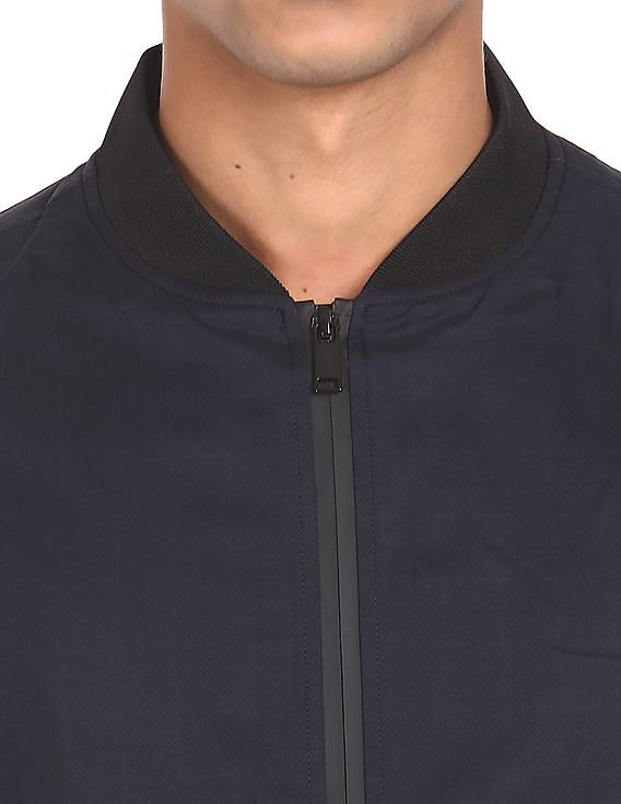 U.S. Polo Assn. Stand Collar Solid Jacket
