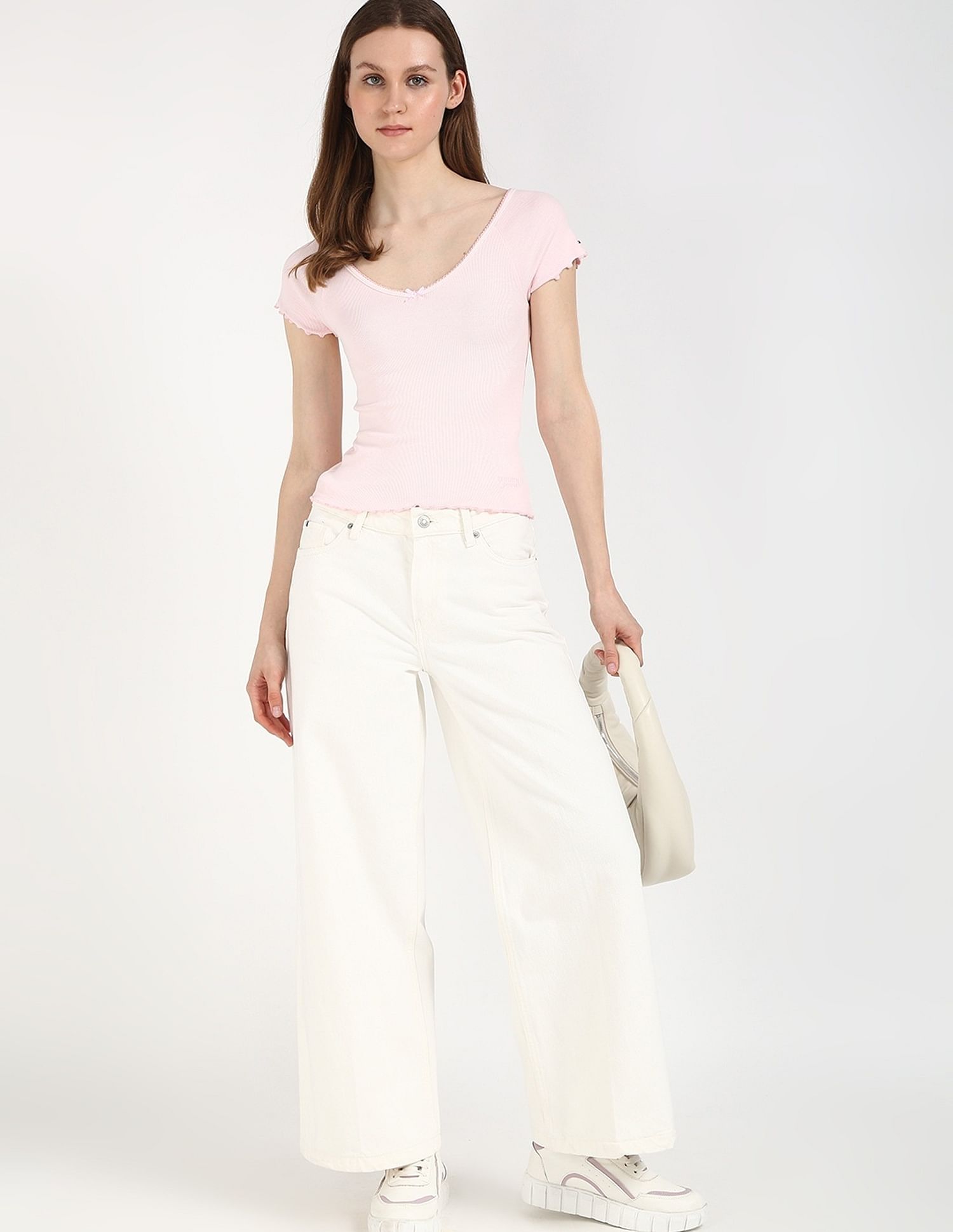 Tommy Hilfiger Slim-Fit Cotton Round Neck Top