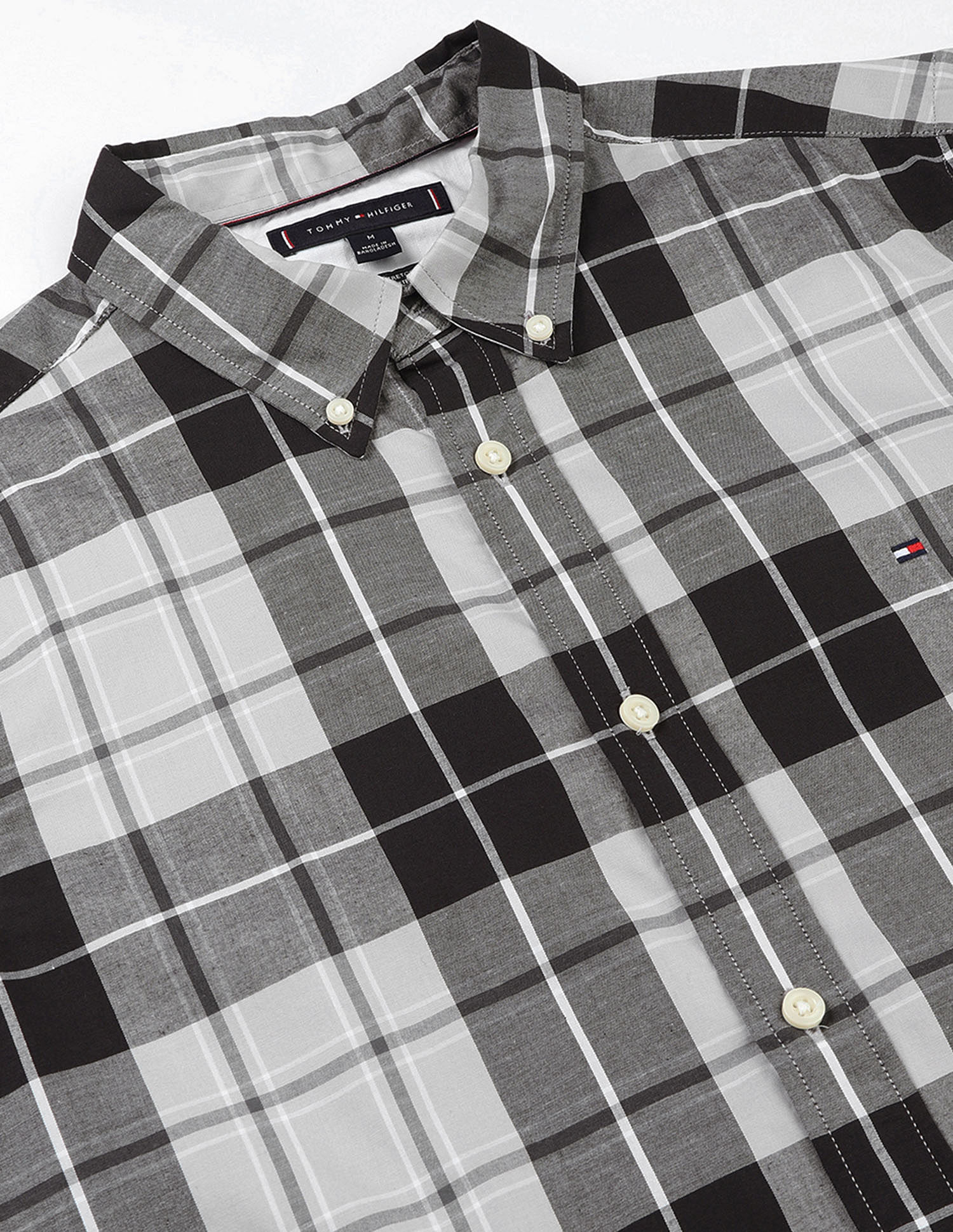 Tommy Hilfiger Core Flex Poplin Plaid Shirt