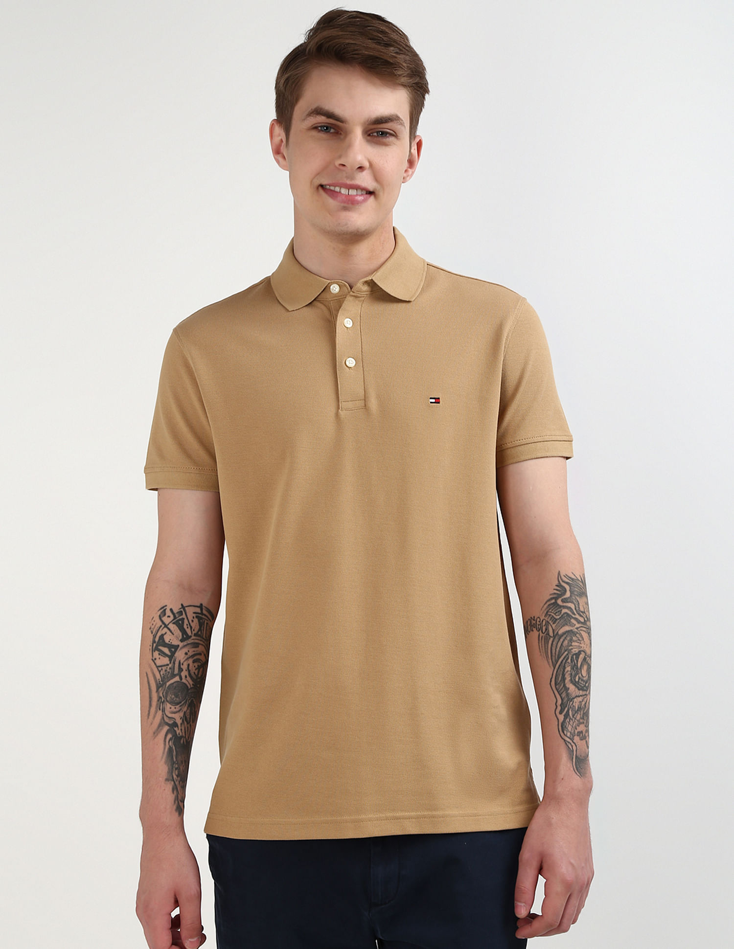 Tommy Hilfiger Short Sleeve Slim Fit Polo Shirt