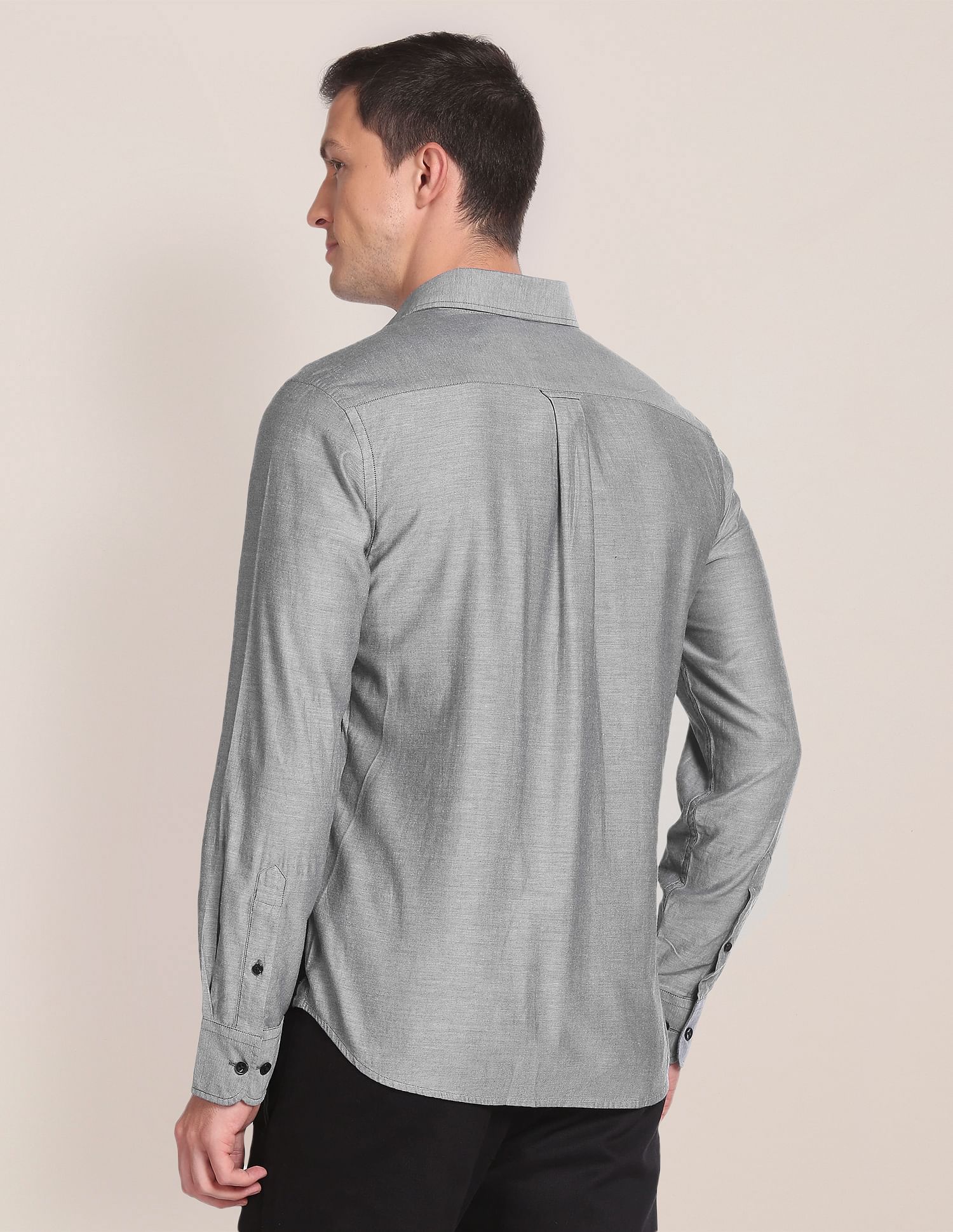 U.S. Polo Assn. Colour Block Cotton Tailored Shirt
