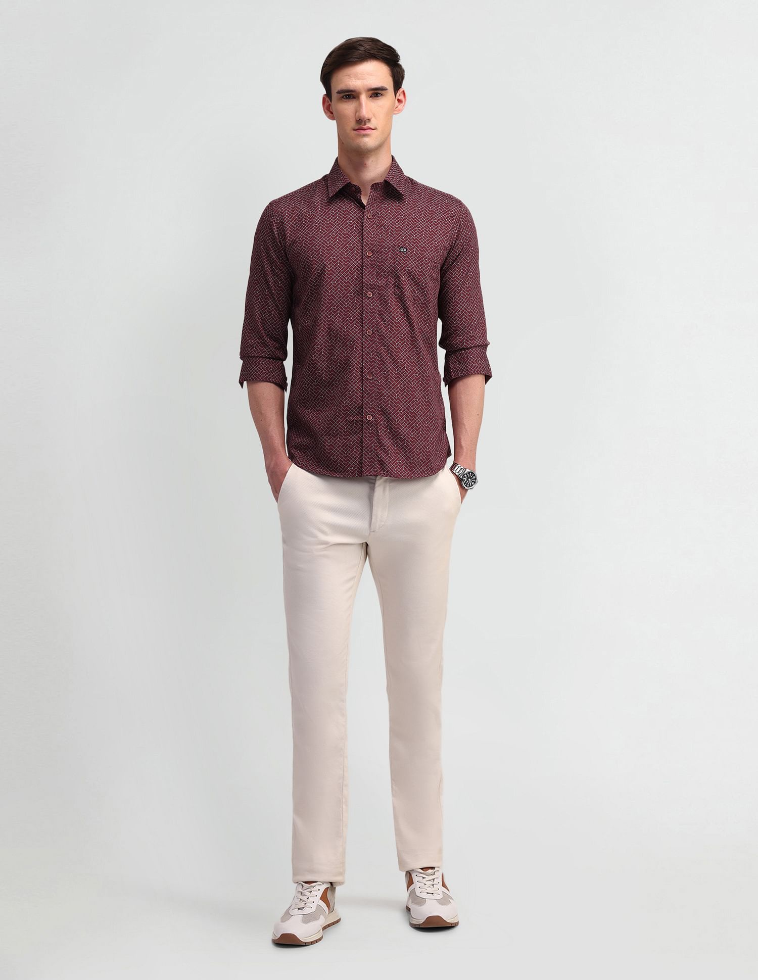 Arrow Sport Slim Fit Cotton Shirt