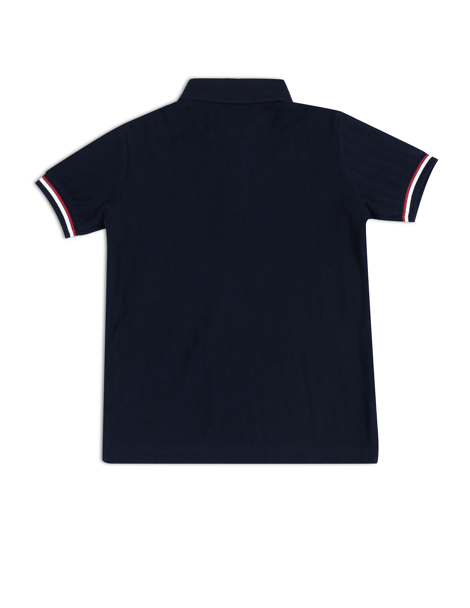 U.S. Polo Assn. Kids Boys Textured Slim Fit Polo Shirt