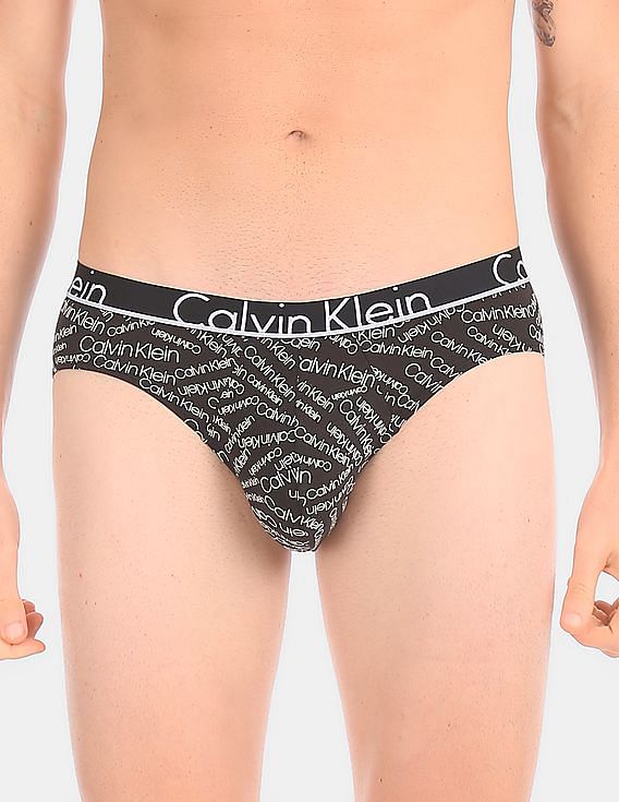 Buy Calvin Klein Underwear Men Black Elasticized Waist Zebra Logo