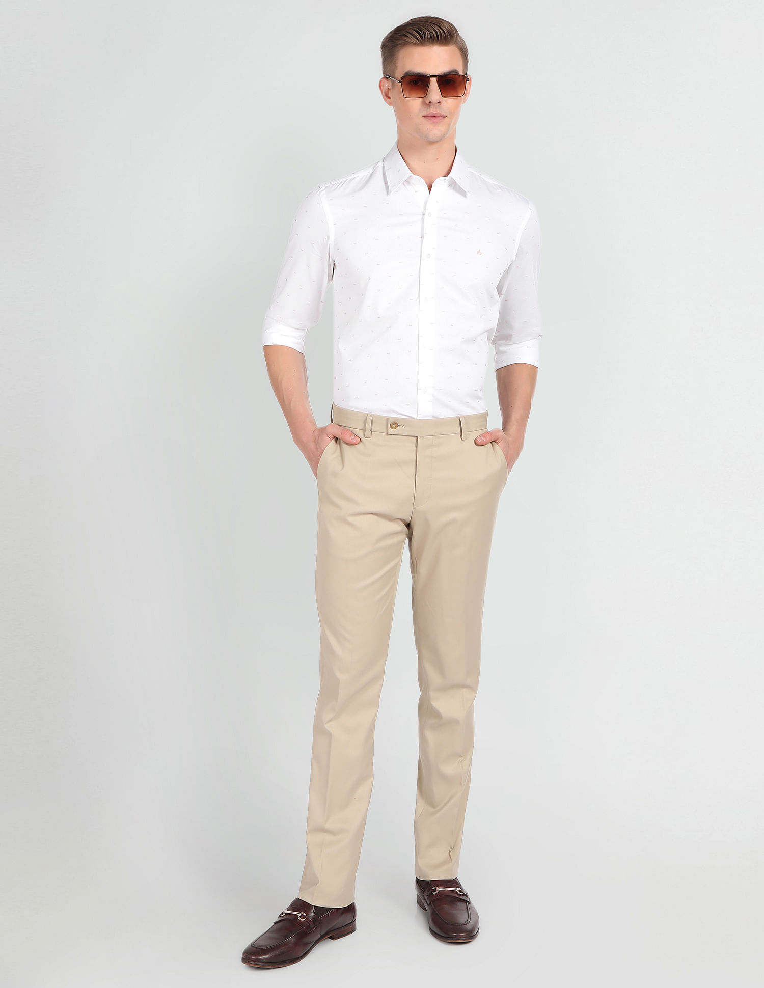 Arrow Newyork Embroidered Twill Shirt