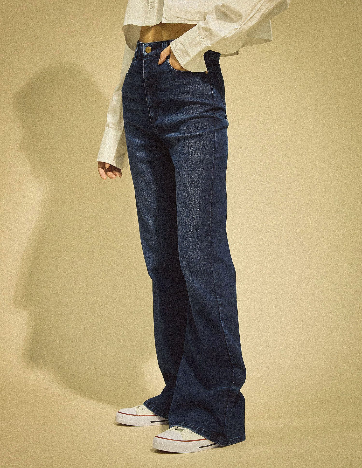 Flying Machine Women Ultra High Rise Flared Stretchable Jeans