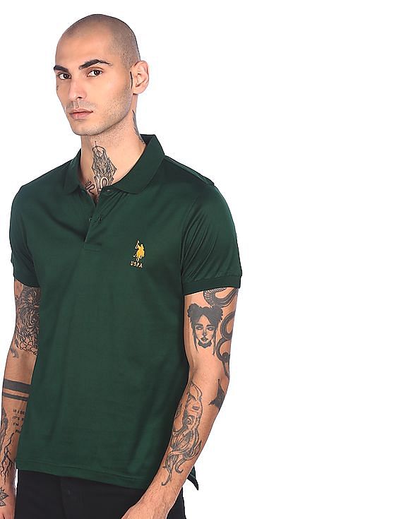 U.S. Polo Assn. Short Sleeve Solid Polo Shirt