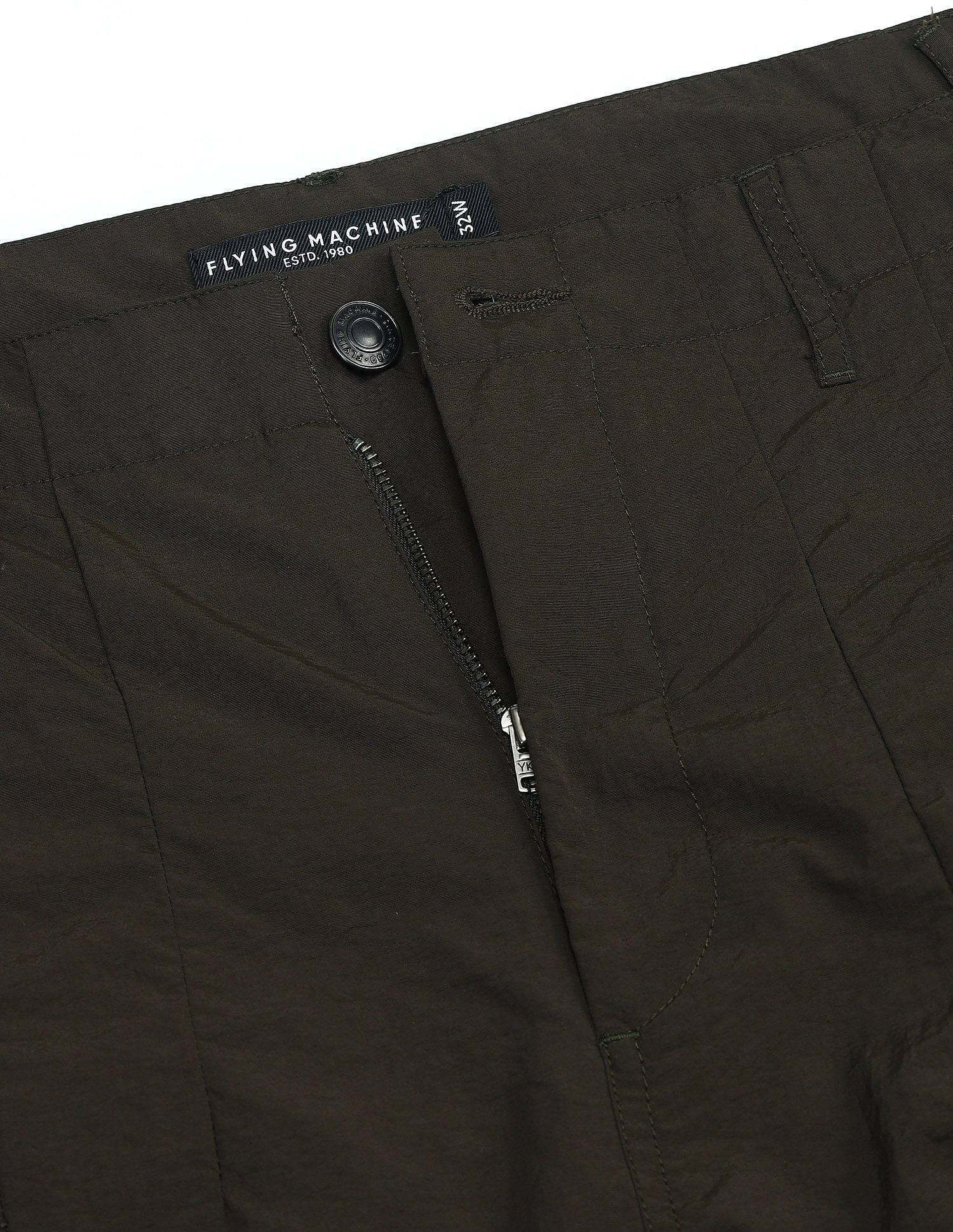 Flying Machine Cobain Loose Fit Mid Rise Cargos
