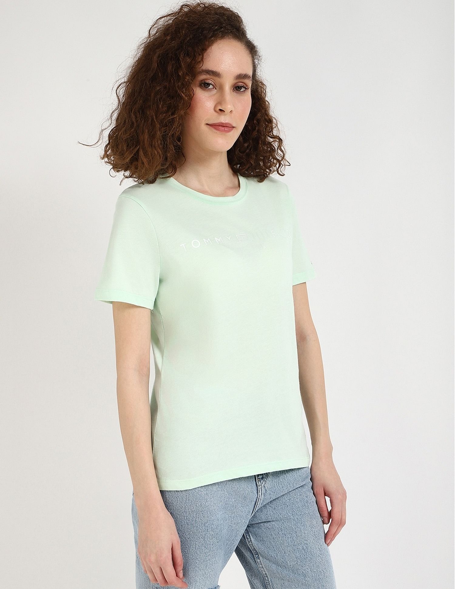 Tommy Hilfiger Embroidered Logo Regular-Fit Cotton T-Shirt