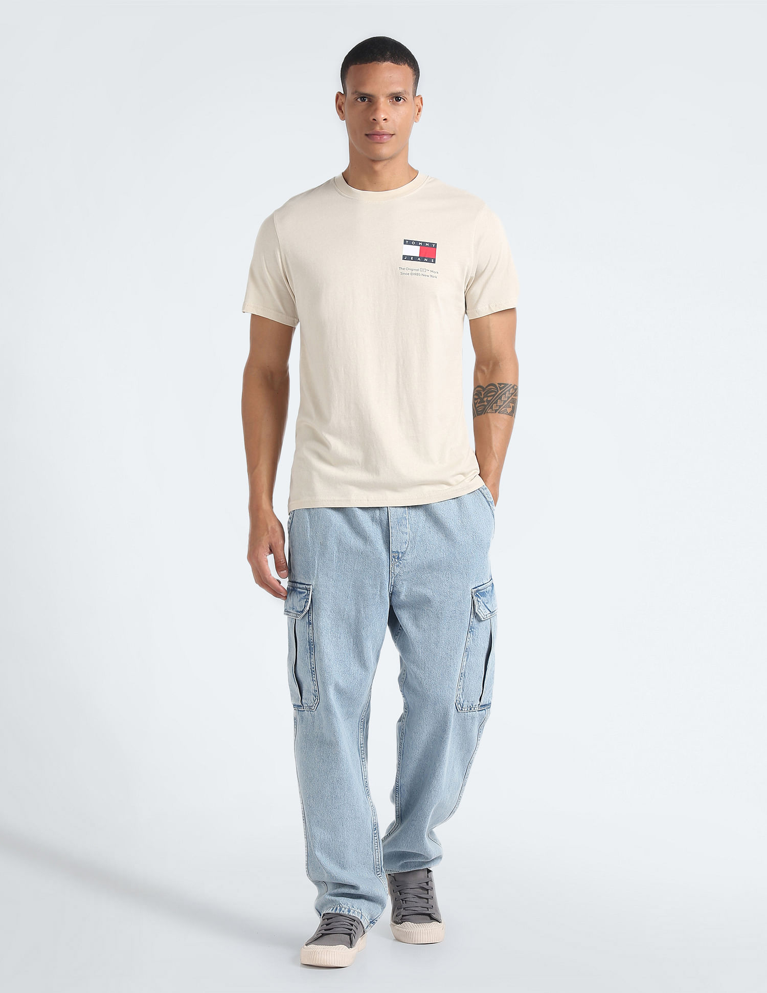 Buy Tommy Hilfiger Essential Flag Logo Slim T-Shirt