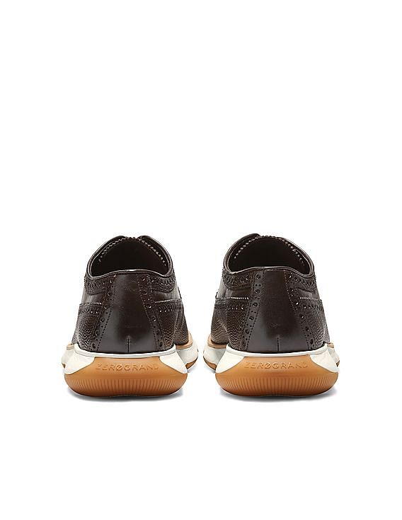 Cole Haan Men Dark Brown 4.Zerogrand Longwing Oxford Sneakers