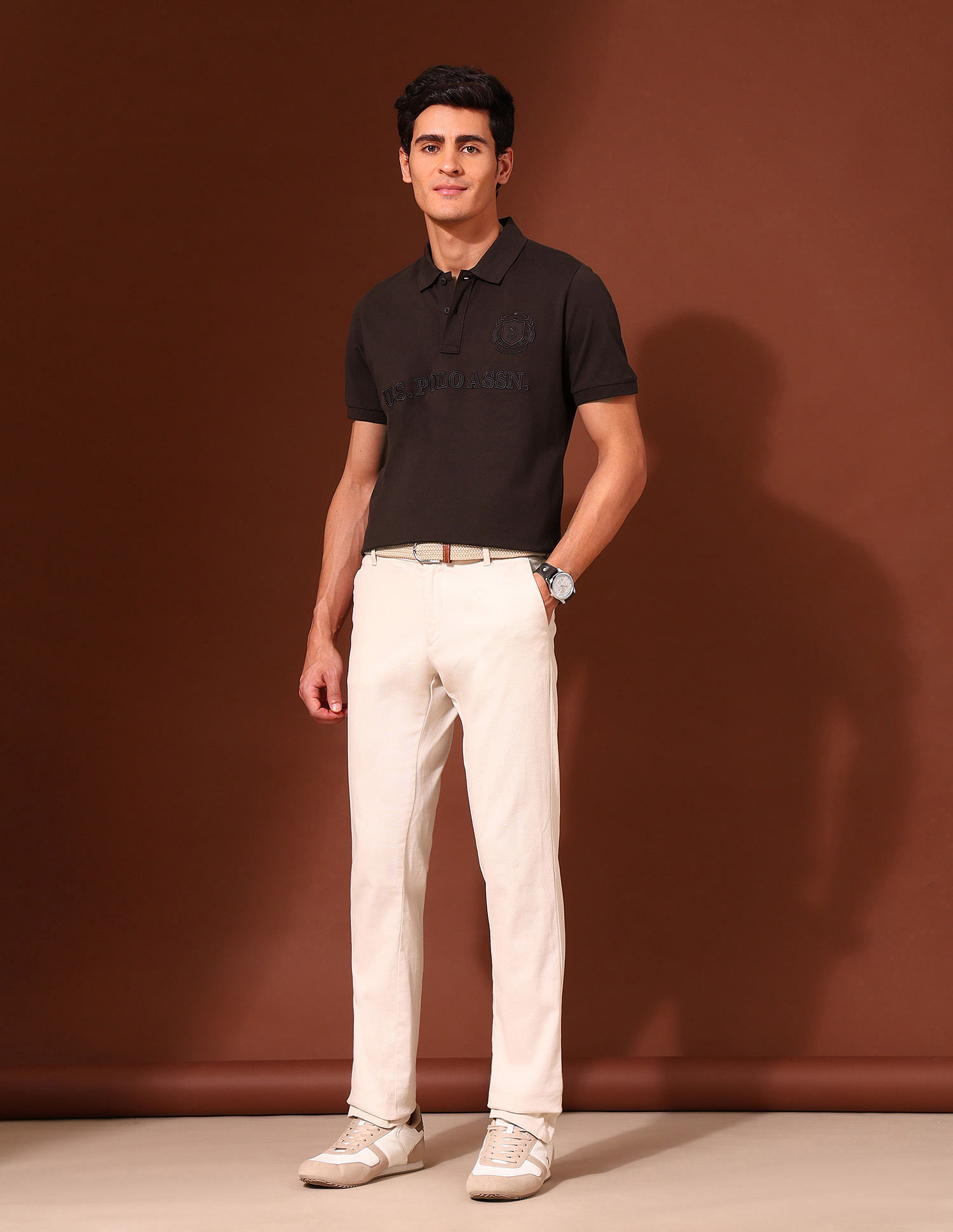 U.S. Polo Assn. Brand Embroidered Classic Polo Shirt