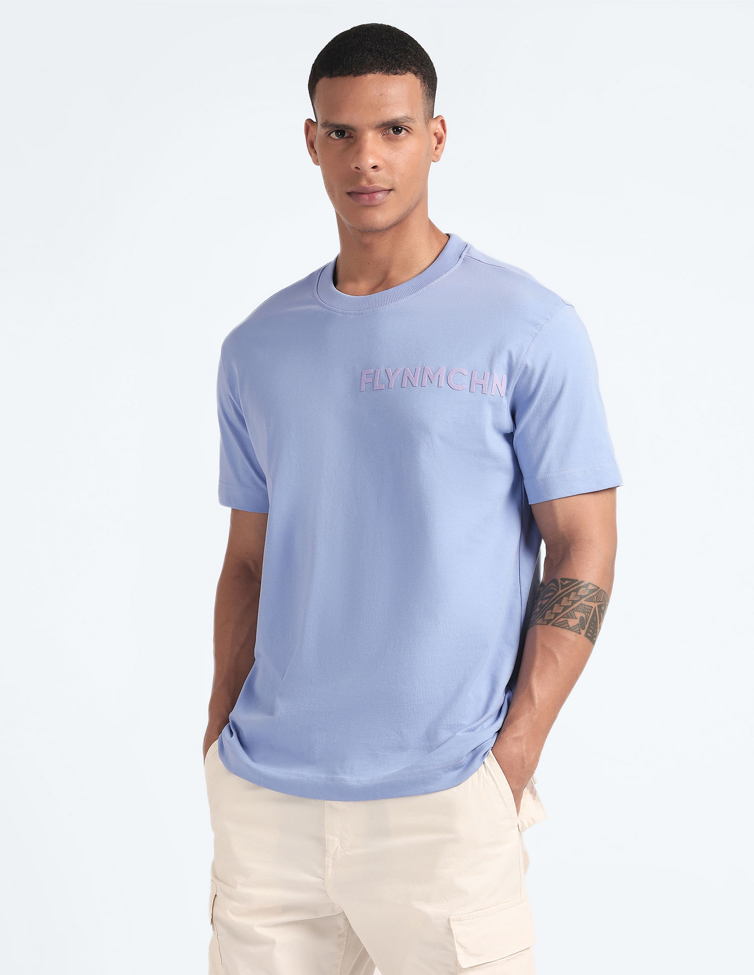 Flying Machine Oversized Pure Cotton T-Shirt