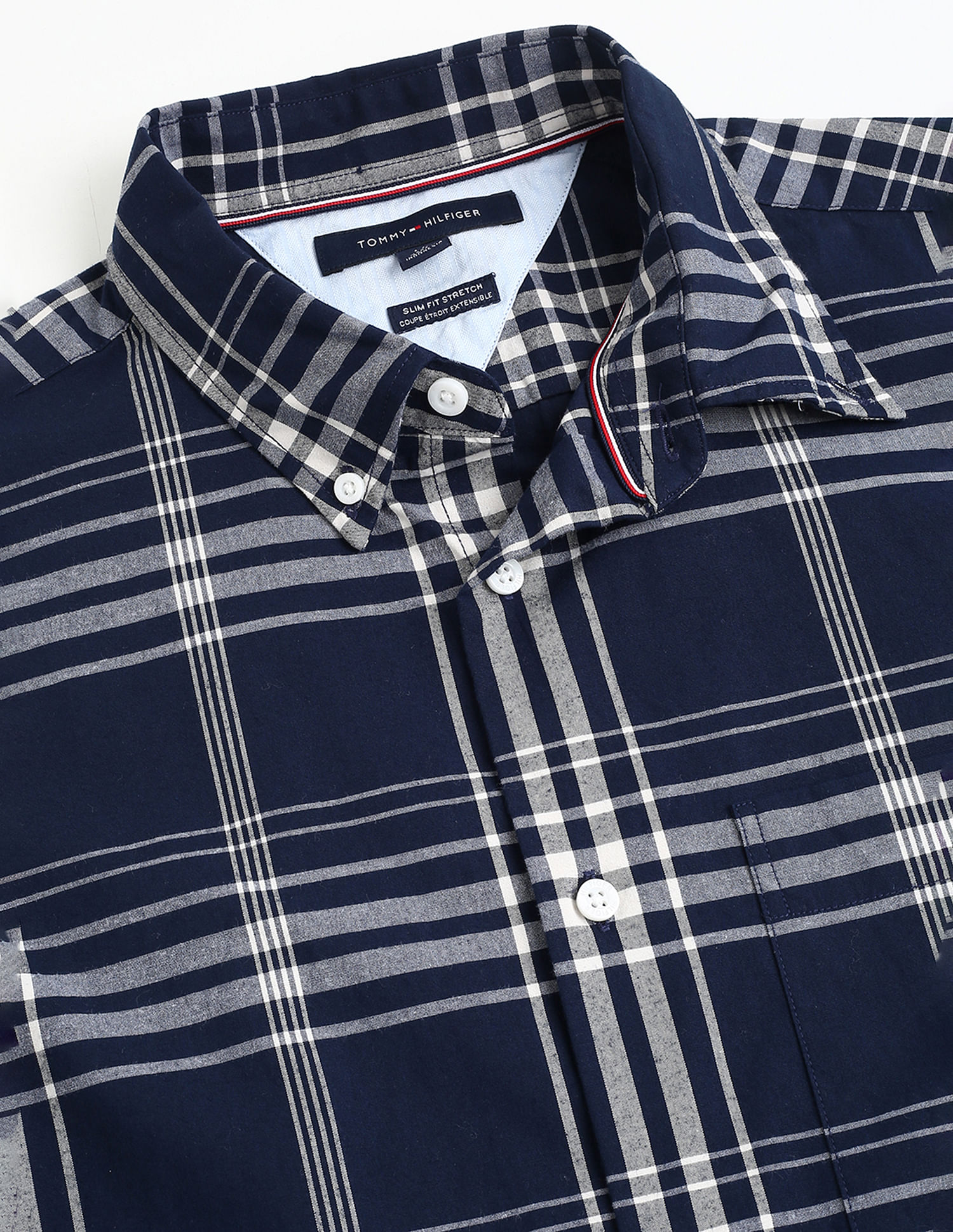 Tommy Hilfiger Stretch Checked Regular Fit Shirt
