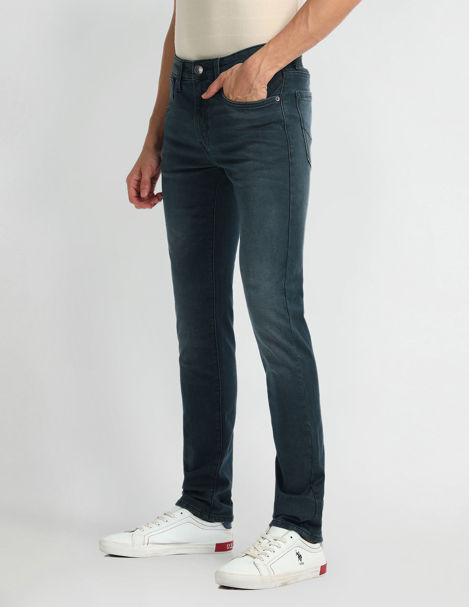 U.S. Polo Assn. Denim Co. Regallo Skinny Fit Blue Jeans