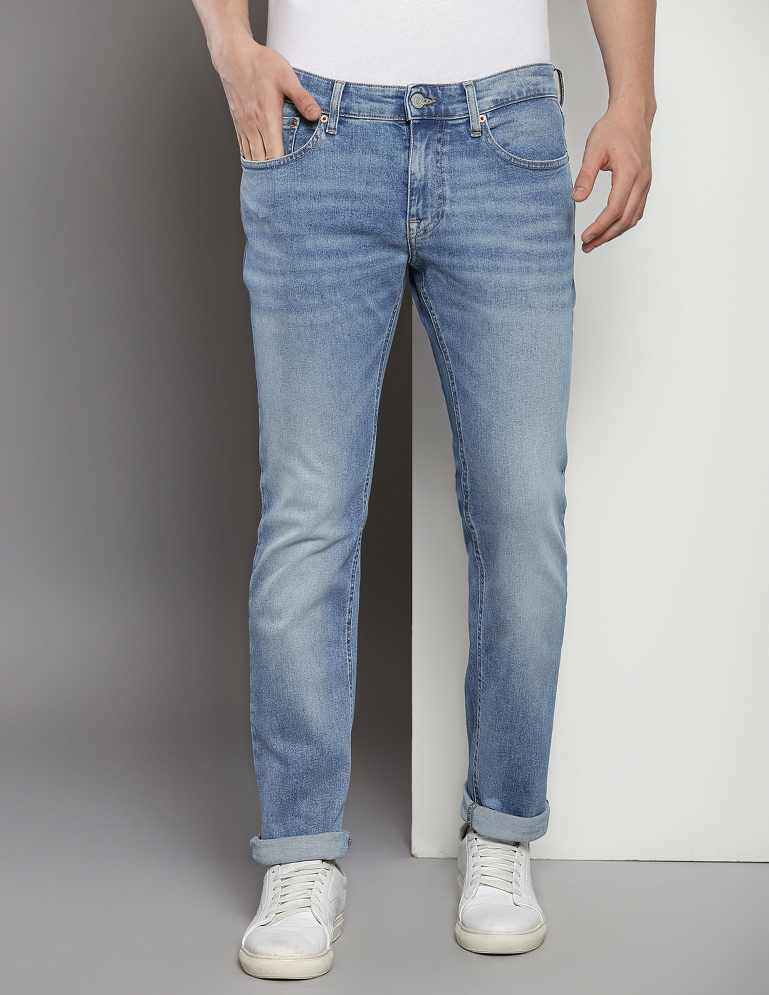 Tommy Hilfiger Scanton Slim Fit Stone Wash Jeans