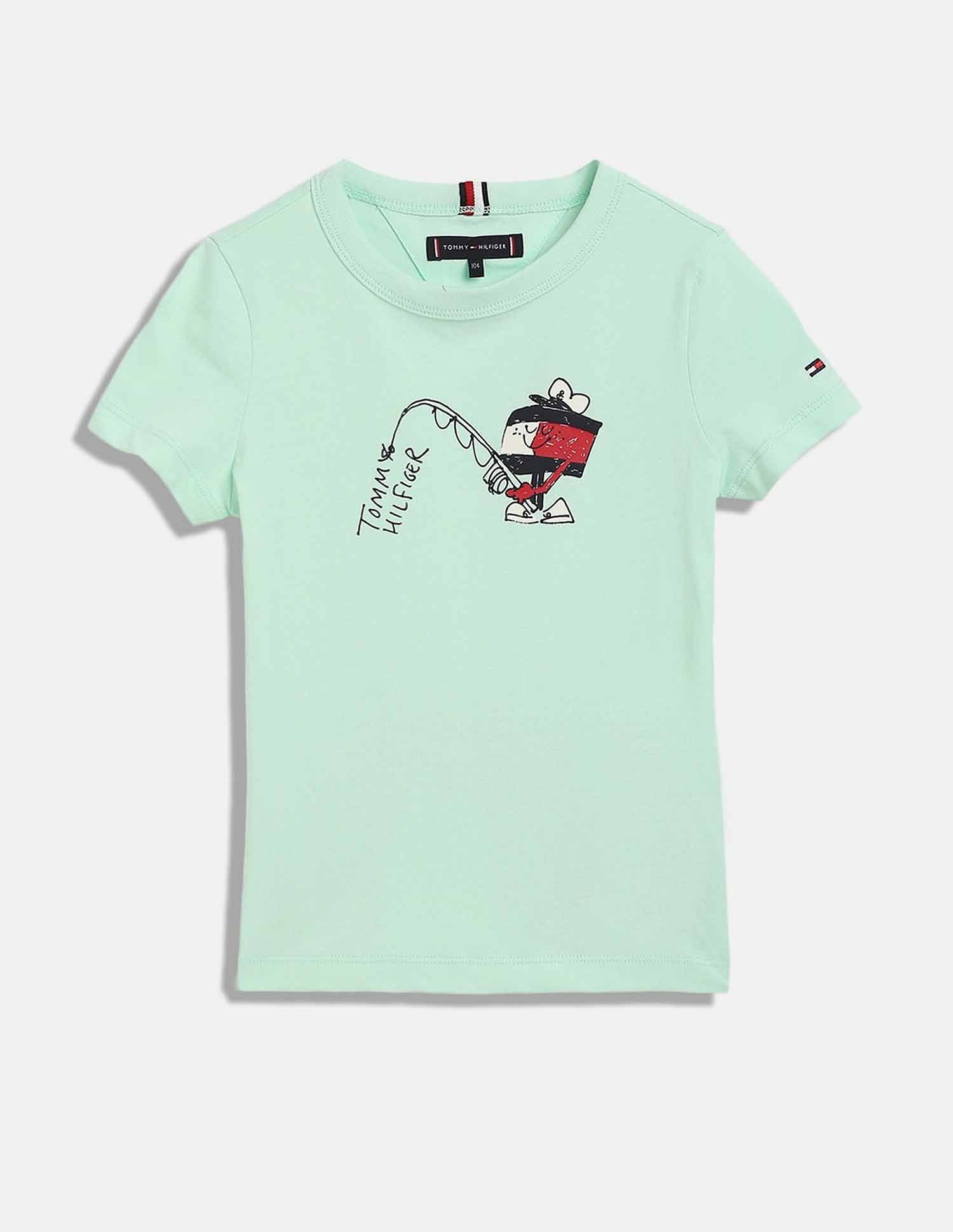 Tommy Hilfiger Kids Boys Graphic Regular-Fit Cotton T-Shirt