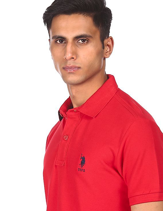 Buy U.S. Polo Assn. Short Sleeve Brand Logo Polo Shirt